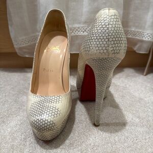 Christian Louboutin Watersnake heels